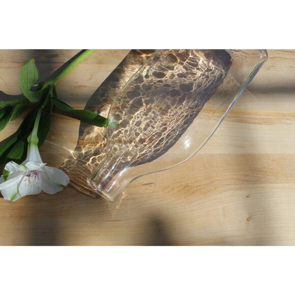 Decorative Vintage Clear Glass Bottle / SimpleVase - Picture 8 of 8